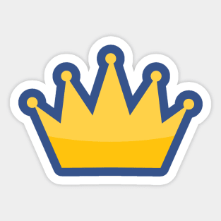 Golden Crown, Tiara Shape Sticker